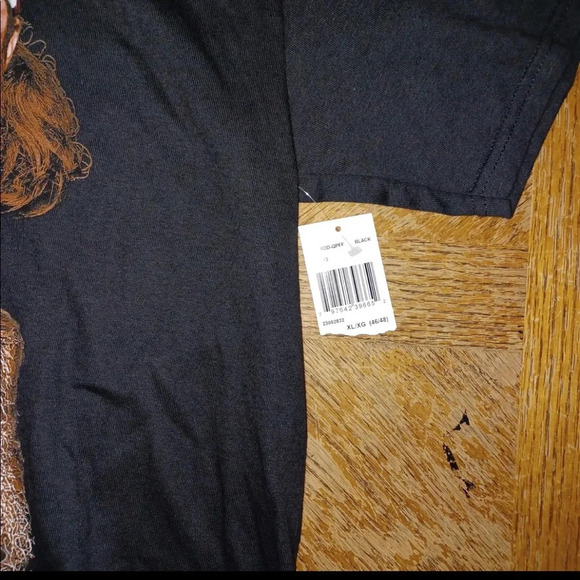 Duck Dynasty "Quack Pack" American Flag Pattern Black T-Shirt Tee Mens Size XL. - Picture 4 of 7